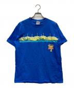 GILDANギルダン）の古着「アニメプリントTシャツ」｜ブルー