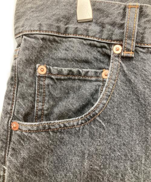 California General Store（カリフォルニアジェネラルストア）California General Store (カリフォルニアジェネラルストア) オーガニック コットン ミックス KNG ブラック　バギーデニム グレー サイズ:Mの古着・服飾アイテム