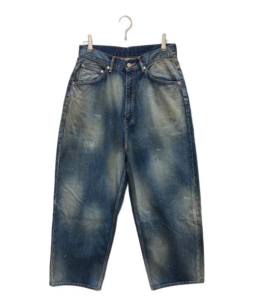 ANCELLM（アンセルム）ANCELLM (アンセルム) AGING WIDE 5P DENIM PANTS インディゴ サイズ:S(1)の古着・服飾アイテム