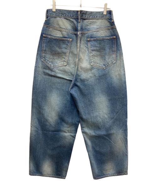 ANCELLM（アンセルム）ANCELLM (アンセルム) AGING WIDE 5P DENIM PANTS インディゴ サイズ:S(1)の古着・服飾アイテム