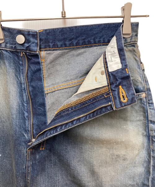 ANCELLM（アンセルム）ANCELLM (アンセルム) AGING WIDE 5P DENIM PANTS インディゴ サイズ:S(1)の古着・服飾アイテム