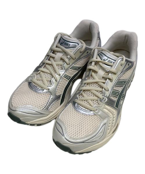 asics（アシックス）asics (アシックス) スニーカー GEL-KAYANO アイボリー×グリーン サイズ:US 8 1/2の古着・服飾アイテム