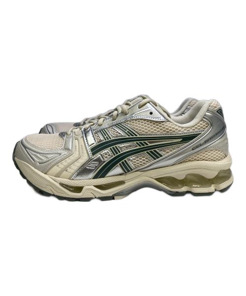 asics（アシックス）asics (アシックス) スニーカー GEL-KAYANO アイボリー×グリーン サイズ:US 8 1/2の古着・服飾アイテム