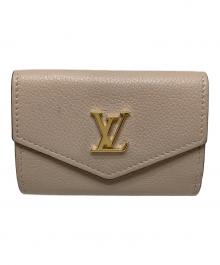 LOUIS VUITTON（ルイ ヴィトン）の古着「ポルトフォイユ・ロックミニ　ロックミー」｜グレージュ