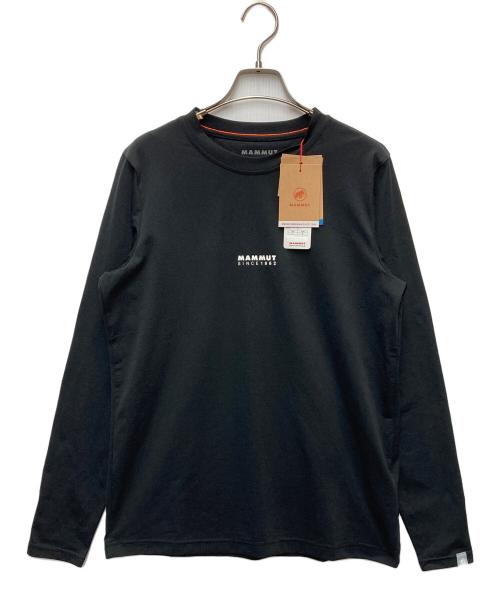 MAMMUT（マムート）MAMMUT (マムート) ロゴ プリント ロングスリーブ Tシャツ ブラック サイズ:M 未使用品の古着・服飾アイテム