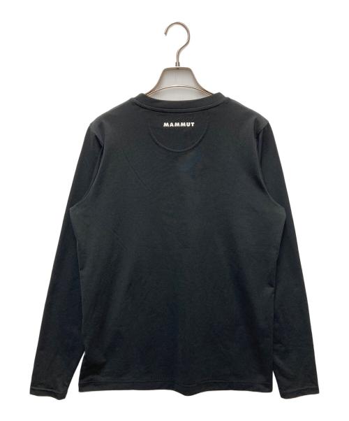 MAMMUT（マムート）MAMMUT (マムート) ロゴ プリント ロングスリーブ Tシャツ ブラック サイズ:M 未使用品の古着・服飾アイテム