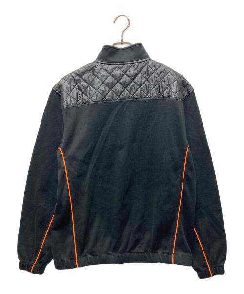 BURBERRY GOLF（バーバリーゴルフ）BURBERRY GOLF (バーバリーゴルフ) ハーフジップスウェット ブラック×オレンジ サイズ:Lの古着・服飾アイテム