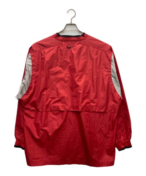 NIKE（ナイキ）NIKE (ナイキ) ナイロンプルオーバー レッド サイズ:Lの古着・服飾アイテム