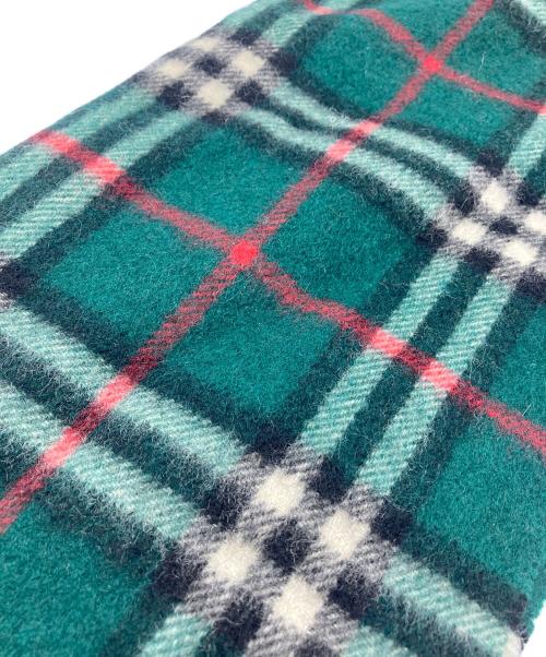Burberry's（バーバリー）Burberry's (バーバリーズ) カシミヤマフラー グリーンの古着・服飾アイテム