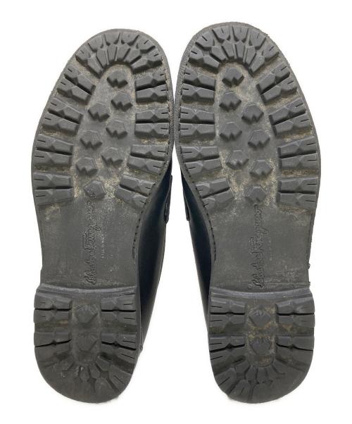 Salvatore Ferragamo（サルヴァトーレ フェラガモ）Salvatore Ferragamo (サルヴァトーレ フェラガモ) ガンチーニローファー ブラック サイズ:７の古着・服飾アイテム