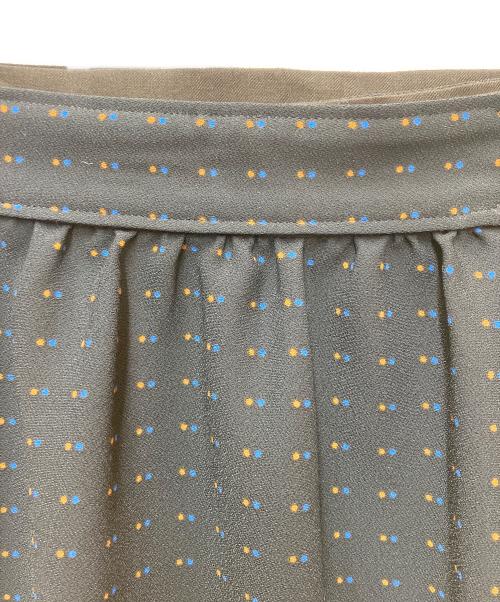 A.P.C.（アーペーセー）A.P.C. (アーペーセー) 総柄ベルテッドスカート ネイビー サイズ:SIZE Sの古着・服飾アイテム