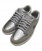 NIKEナイキ）の古着「AIR JORDAN 1 RETRO LOW OG （エアジョーダン１）」｜ホワイト×シルバー