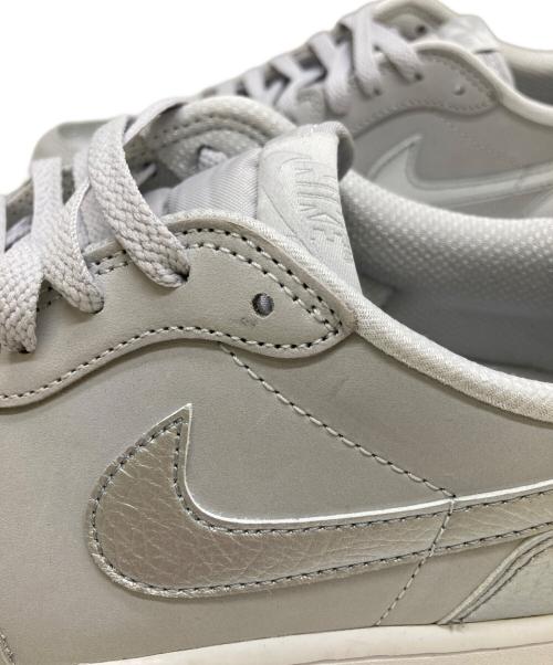 NIKE（ナイキ）NIKE (ナイキ) AIR JORDAN 1 RETRO LOW OG （エアジョーダン１） ホワイト×シルバー サイズ:27の古着・服飾アイテム