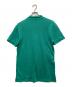 maison kitsune (メゾンキツネ) 鹿の子 刺繍パッチ ポロシャツ グリーン サイズ:M：4000円