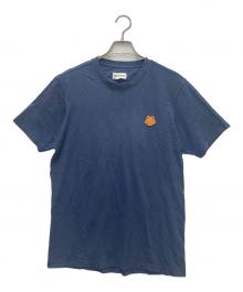 KENZO（ケンゾー）の古着「Tiger-patch cotton T-shirt」｜ネイビー