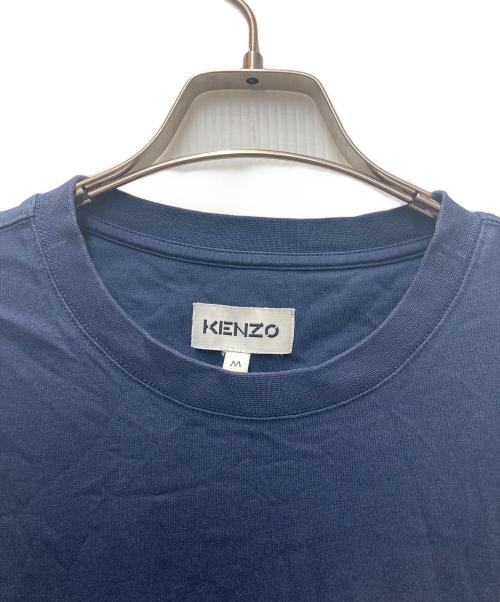 KENZO（ケンゾー）KENZO (ケンゾー) Tiger-patch cotton T-shirt ネイビー サイズ:Mの古着・服飾アイテム