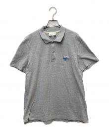 LACOSTE（ラコステ）の古着「ヘリテージワニロゴポロシャツ」｜グレー