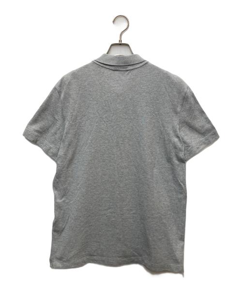 LACOSTE（ラコステ）LACOSTE (ラコステ) ヘリテージワニロゴポロシャツ グレー サイズ:US Lの古着・服飾アイテム