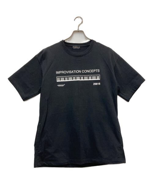 UNDERCOVER（アンダーカバー）UNDERCOVER (アンダーカバー) IMPROVISATION CONCEPTS PIANO BIG Tシャツ ブラック サイズ:3の古着・服飾アイテム