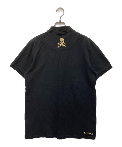 CarHartt（カーハート）CarHartt (カーハート) Mastermind JAPAN (マスターマインド ジャパン) ポロシャツ ブラック サイズ:Lの古着・服飾アイテム