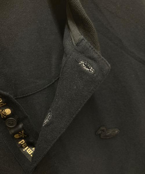 CarHartt（カーハート）CarHartt (カーハート) Mastermind JAPAN (マスターマインド ジャパン) ポロシャツ ブラック サイズ:Lの古着・服飾アイテム
