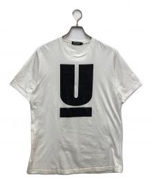 UNDERCOVER（アンダーカバー）の古着「UロゴプリントTシャツ」｜ホワイト