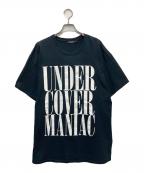 UNDERCOVERアンダーカバー）の古着「MANIACプリントTシャツ」｜ブラック