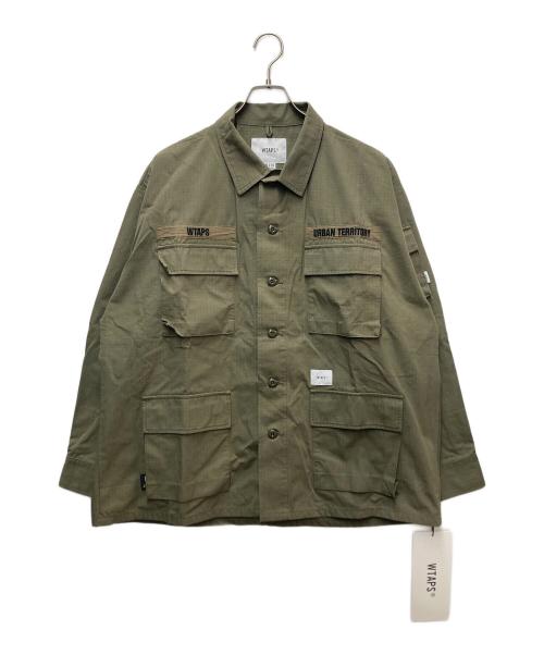 WTAPS（ダブルタップス）WTAPS (ダブルタップス) JUNGLE LS/NYCO.RIPSTOP.CORDURA カーキ サイズ:SIZE X 03 未使用品の古着・服飾アイテム