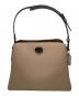 COACH（コーチ）の古着「ウィロウショルダーバッグ カラーブロック」｜ベージュ×グレー
