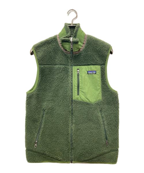 Patagonia（パタゴニア）Patagonia (パタゴニア) クラシックレトロXフリースベスト グリーン サイズ:Sの古着・服飾アイテム