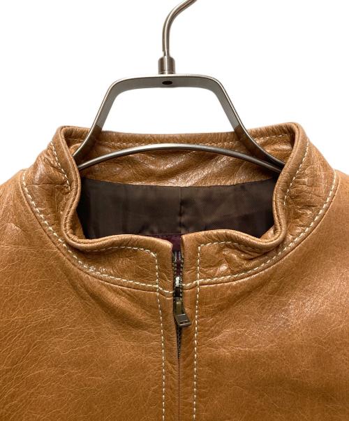 MINIMUM（ミニマム）MINIMUM (ミニマム) レザージャケット ブラウン サイズ:Mの古着・服飾アイテム