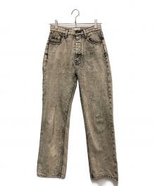 Sea Room lynn（シールームリン）の古着「ストレートデニムパンツ」｜ブラウン