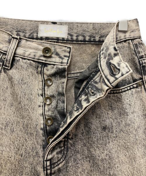 Sea Room lynn（シールームリン）Sea Room lynn (シールームリン) ストレートデニムパンツ ブラウン サイズ:W23の古着・服飾アイテム