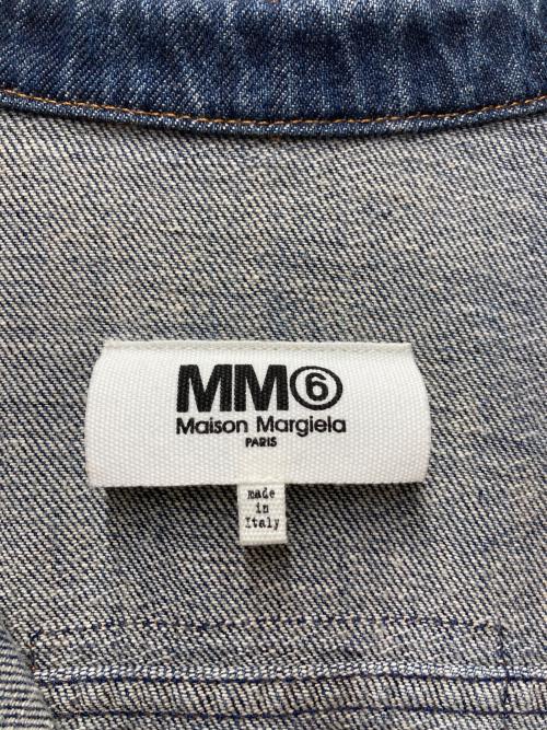 MM6 Maison Margiela（エムエムシックスメゾンマルジェラ）MM6 Maison Margiela (エムエムシックスメゾンマルジェラ) ロングデニムカバーオール インディゴ サイズ:38の古着・服飾アイテム