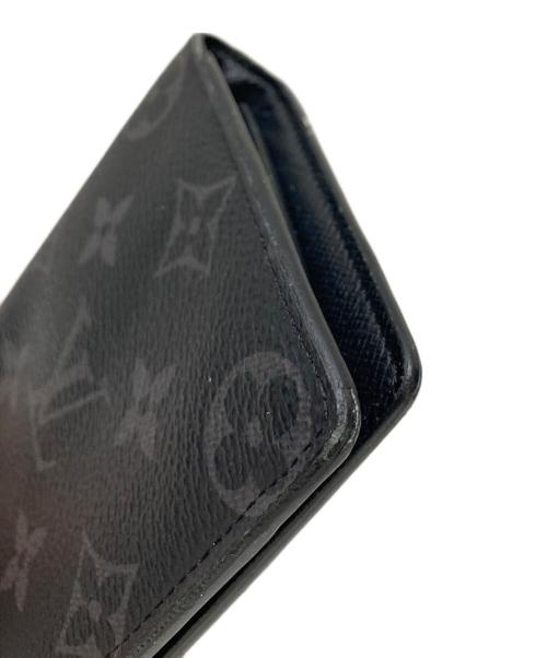 LOUIS VUITTON（ルイ ヴィトン）LOUIS VUITTON (ルイ ヴィトン) モノグラム・エクリプス ポルトフォイユ ブラザ ブラックの古着・服飾アイテム