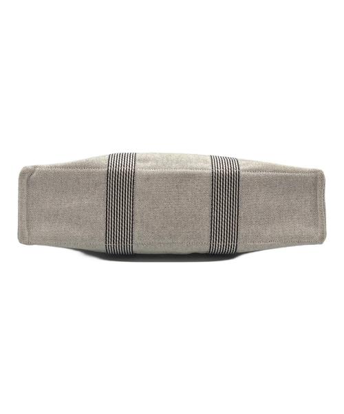 HERMES（エルメス）HERMES (エルメス) キャンバスハンドバッグ ニューフールトゥMM グレーの古着・服飾アイテム