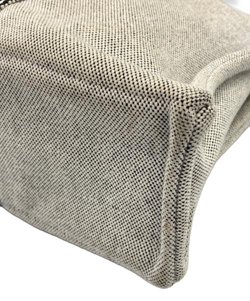 HERMES（エルメス）HERMES (エルメス) キャンバスハンドバッグ ニューフールトゥMM グレーの古着・服飾アイテム