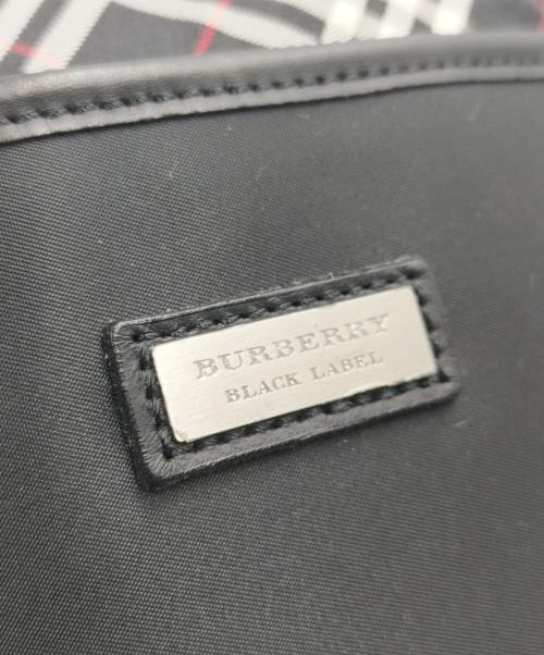 BURBERRY BLACK LABEL（バーバリーブラックレーベル）BURBERRY BLACK LABEL (バーバリーブラックレーベル) ナイロンショルダーバッグ ブラックの古着・服飾アイテム