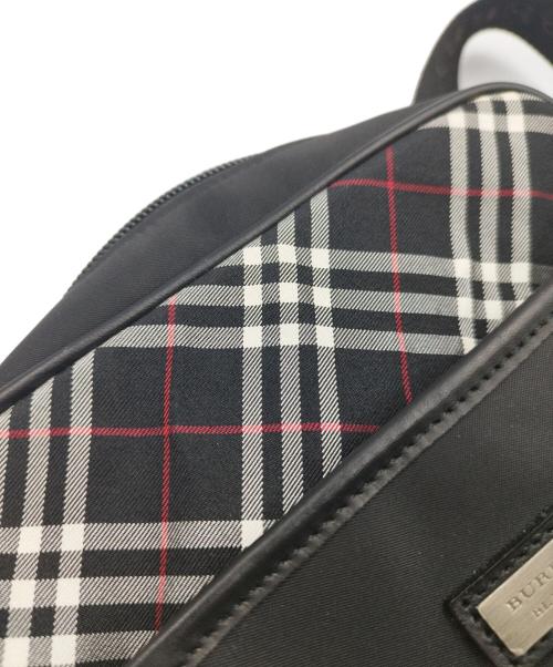 BURBERRY BLACK LABEL（バーバリーブラックレーベル）BURBERRY BLACK LABEL (バーバリーブラックレーベル) ナイロンショルダーバッグ ブラックの古着・服飾アイテム