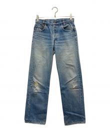 LEVI'S（リーバイス）の古着「ダメージデニムパンツ」｜ブルー