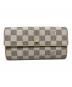 LOUIS VUITTON（ルイ ヴィトン）の古着「ダミエ・アズール ポルトフォイユ・サラ」