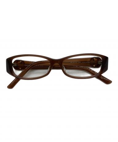 グッチ アイウェア/眼鏡/メガネ フレーム 近視用レンズ入 GUCCI GG3734/F HNZ 140 ブラウン【中古】 グッチ アイウェア/眼鏡/メガネ フレーム 近視用レンズ入 GUCCI GG3734