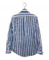 POLO RALPH LAUREN (ポロ・ラルフローレン) 長袖リネンシャツ SLIM FIT ブルー×ホワイト サイズ:M：6000円
