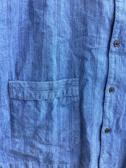 confect（コンフェクト）confect (コンフェクト) リネンシャツ ネイビー サイズ:3の古着・服飾アイテム