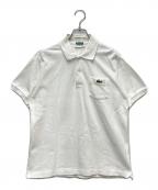 LACOSTEラコステ）の古着「ヘビーピケ鹿の子ポロシャツ」｜ホワイト
