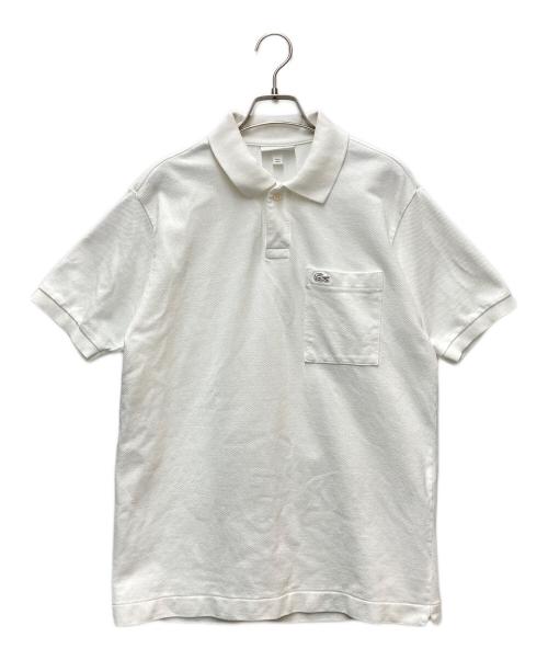 LACOSTE（ラコステ）LACOSTE (ラコステ) WASHIポロシャツ ホワイト サイズ:3の古着・服飾アイテム