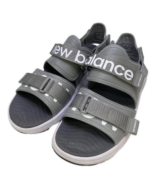 NEW BALANCE（ニューバランス）NEW BALANCE (ニューバランス) ストラップサンダル グレー サイズ:US9の古着・服飾アイテム