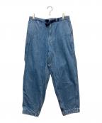THE NORTHFACE PURPLELABELザ・ノースフェイス パープルレーベル）の古着「Denim Wide Tapered Pants」｜ブルー