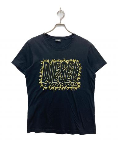 中古・古着通販】DIESEL (ディーゼル) プリントTシャツ ブラック