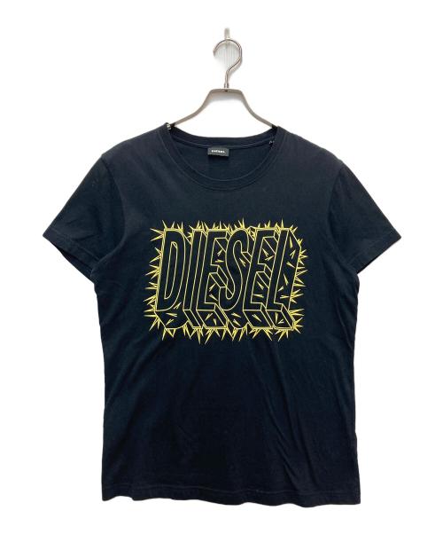 DIESEL（ディーゼル）DIESEL (ディーゼル) プリントTシャツ ブラック サイズ:Mの古着・服飾アイテム